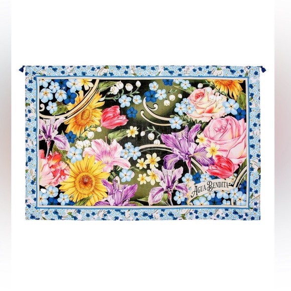 NWT Agua Bendita return to the roots sarong coverup in marine dreamin one size - Picture 5 of 10